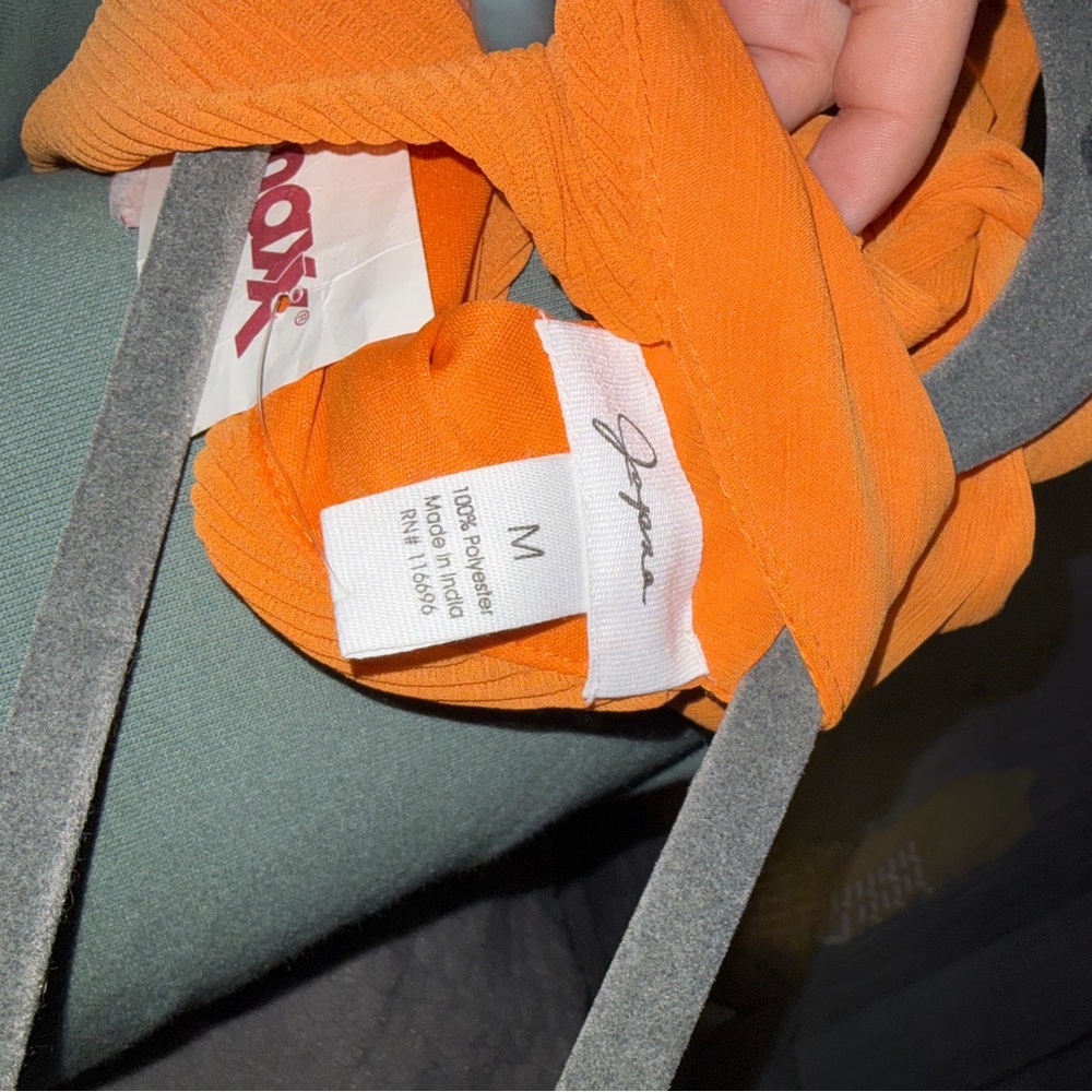 Chic Backless Orange Dress - Picture 4 of 4